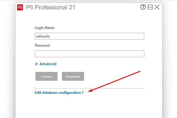 Login Primavera P6 Professional