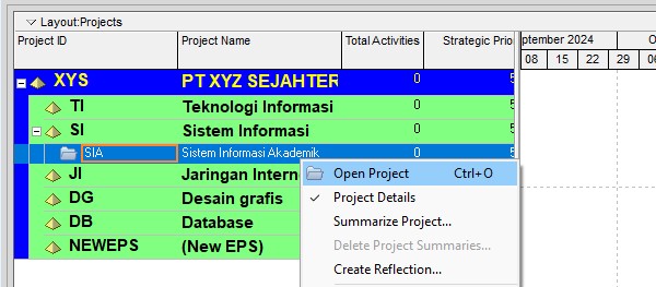 Open proyek